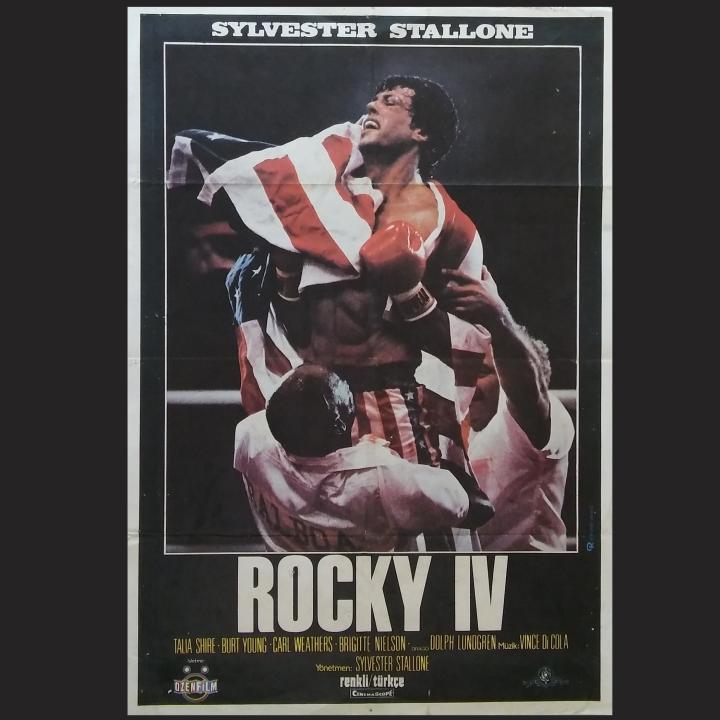 Sylvester Stallone and Tony Burton in Rocky IV (1985)