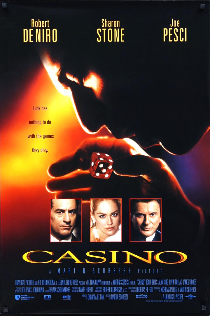 Robert De Niro, Sharon Stone, and Joe Pesci in Casino (1995)