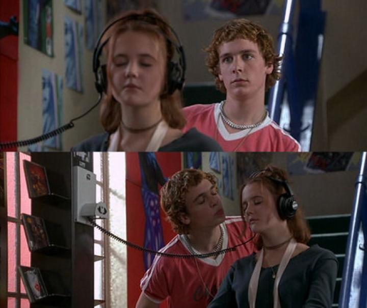 Melissa Caulfield and Ethan Embry in Empire Records (1995)