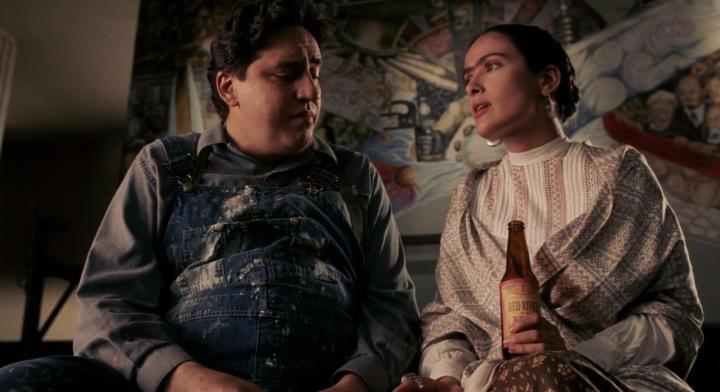 Salma Hayek and Alfred Molina in Frida (2002)
