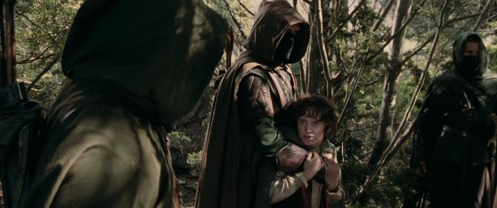 Elijah Wood and Phillip Spencer-Harris in The Lord of the Rings: The Two Towers (2002)