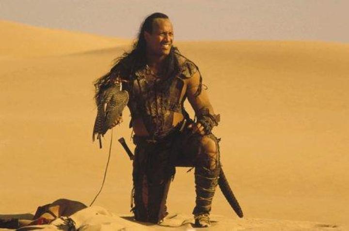Dwayne Johnson in The Scorpion King (2002)