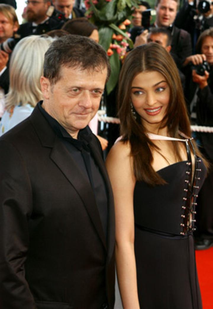 Patrice Chéreau and Aishwarya Rai Bachchan at an event for The Matrix Reloaded (2003)