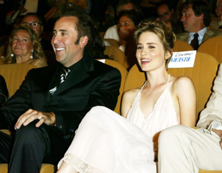 Nicolas Cage and Alison Lohman at an event for Matchstick Men (2003)