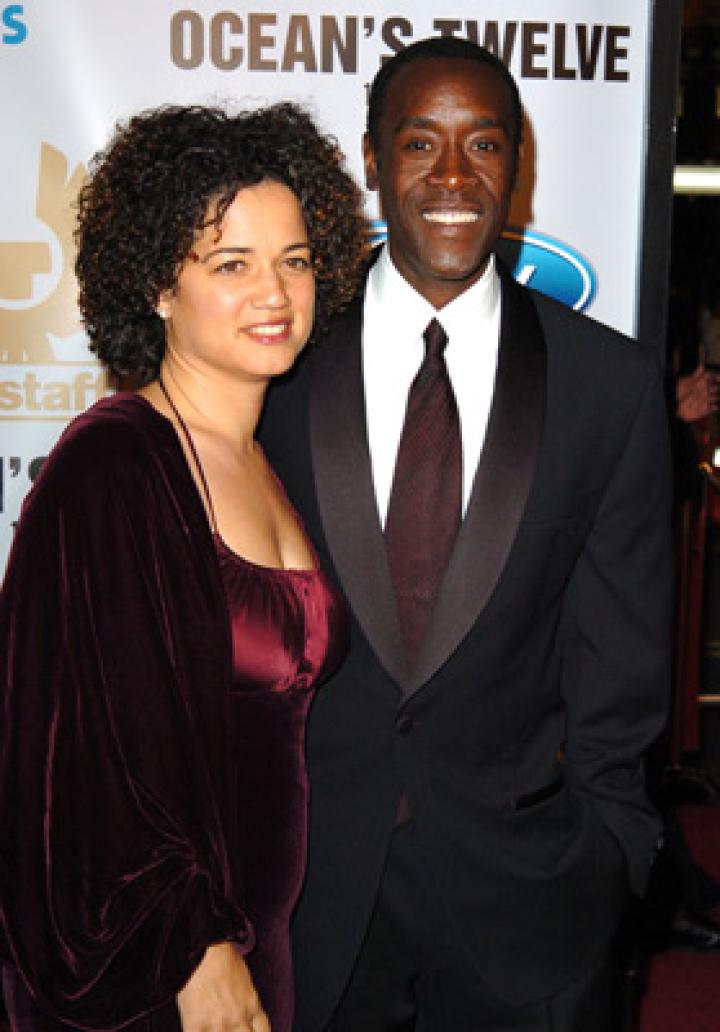 Don Cheadle and Bridgid Coulter at an event for Ocean's Twelve (2004)