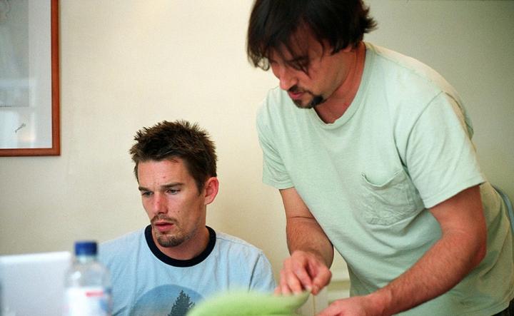 Ethan Hawke and Richard Linklater in Before Sunset (2004)