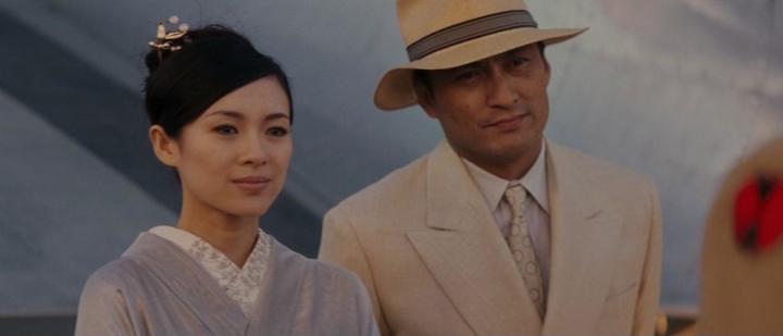 Ken Watanabe and Ziyi Zhang in Memoirs of a Geisha (2005)