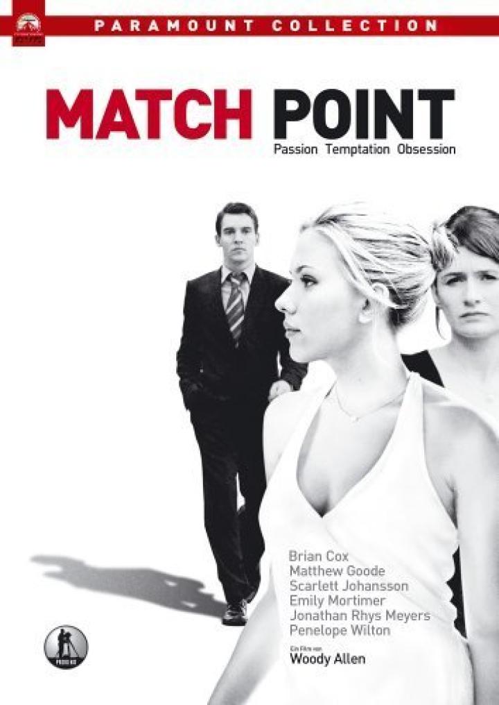 Jonathan Rhys Meyers, Scarlett Johansson, and Emily Mortimer in Match Point (2005)
