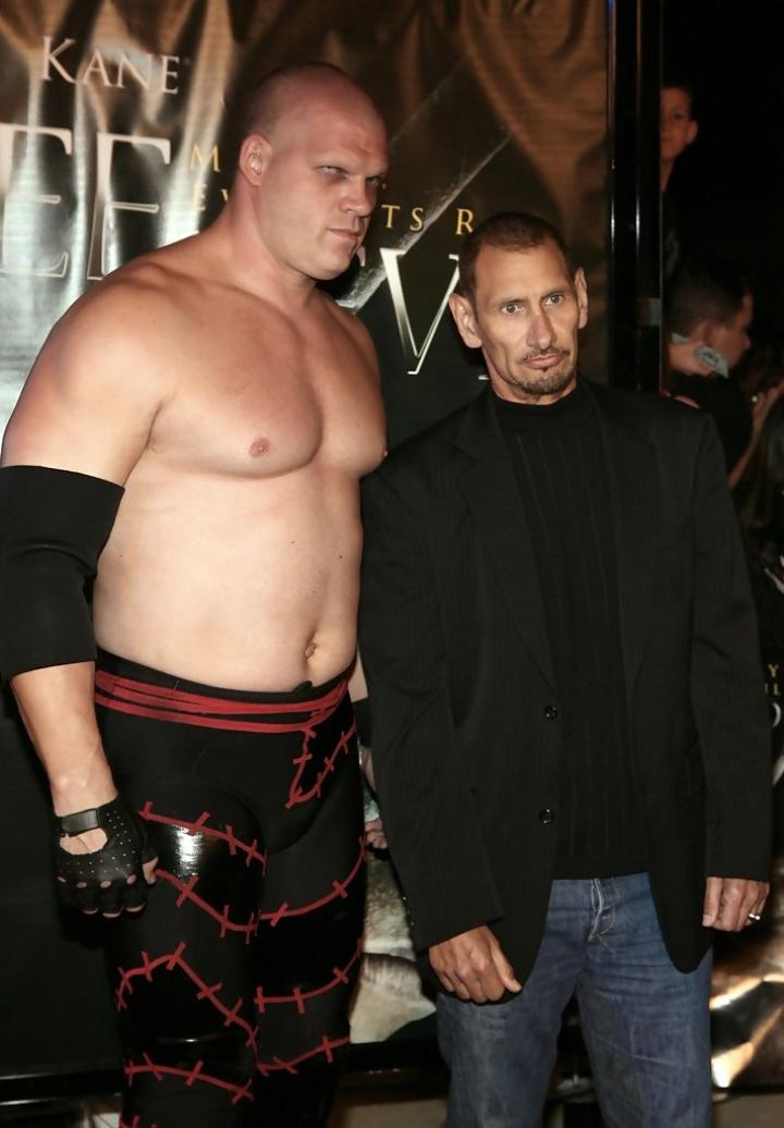 Gregory Dark and Glenn Jacobs at an event for See No Evil (2006)