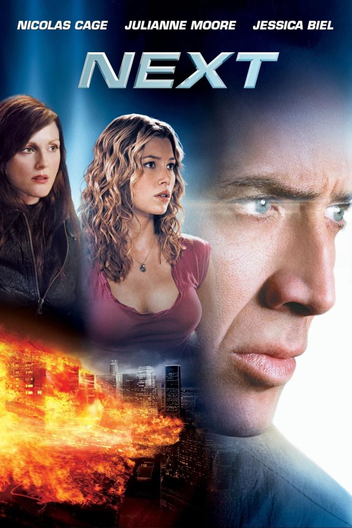 Nicolas Cage, Julianne Moore, and Jessica Biel in Next (2007)