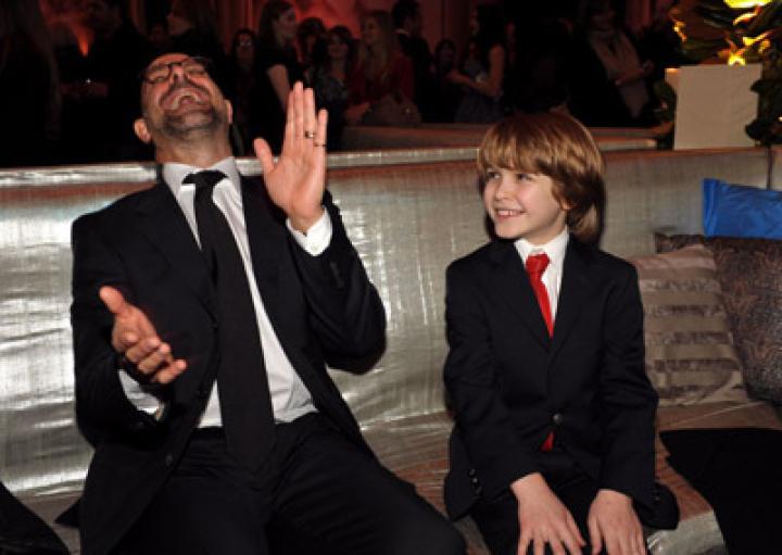 Stanley Tucci and Christian Ashdale at an event for The Lovely Bones (2009)