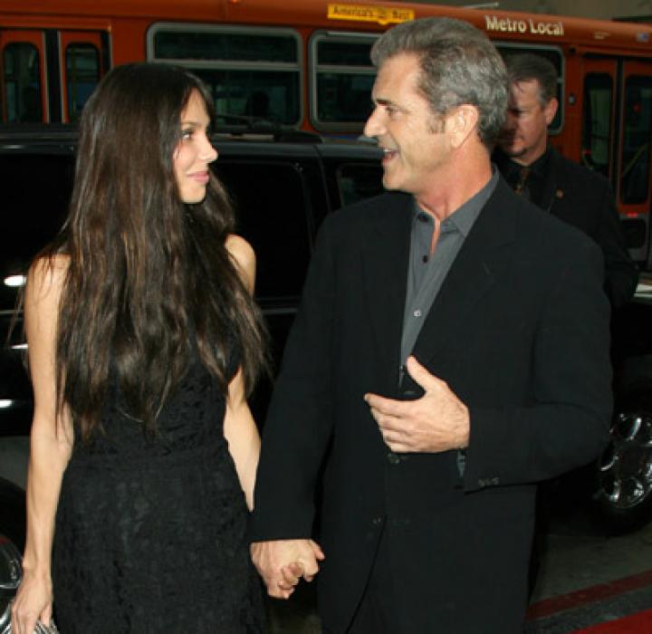 Mel Gibson and Oksana Grigorieva at an event for X-Men Origins: Wolverine (2009)