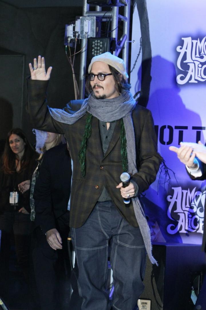 Johnny Depp at an event for Alice in Wonderland (2010)