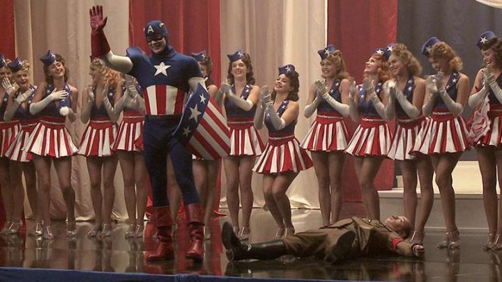 Chris Evans and James Payton in Captain America: The First Avenger (2011)