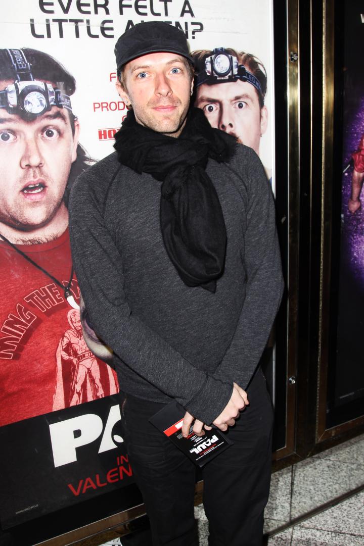 Chris Martin at an event for Paul (2011)