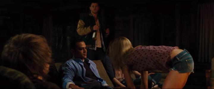 Anna Hutchison, Fran Kranz, Jesse Williams, Chris Hemsworth, and Kristen Connolly in The Cabin in the Woods (2011)