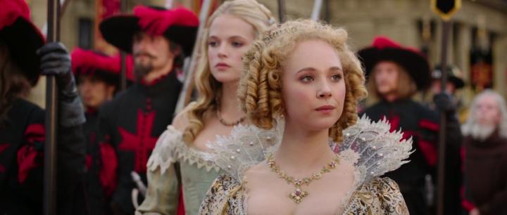 Juno Temple and Gabriella Wilde in The Three Musketeers (2011)