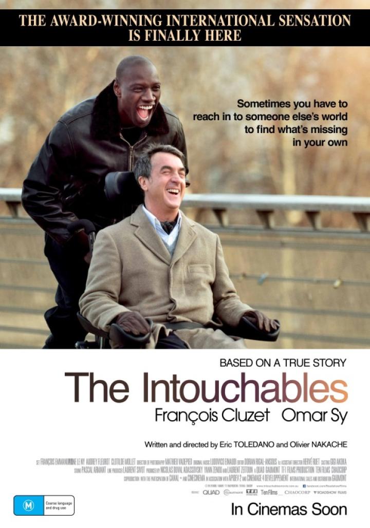François Cluzet and Omar Sy in The Intouchables (2011)