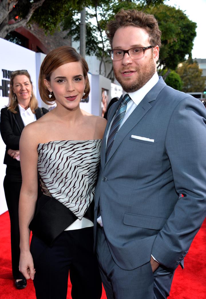 Seth Rogen and Emma Watson at an event for This Is the End (2013)