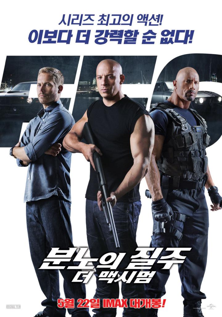Vin Diesel, Dwayne Johnson, and Paul Walker in Fast & Furious 6 (2013)