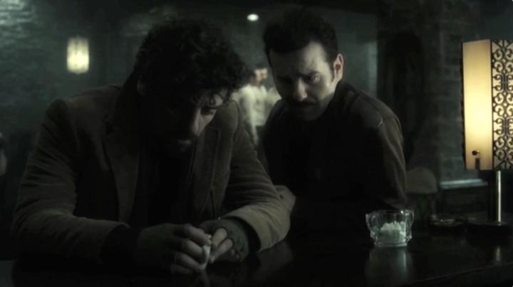 Max Casella and Oscar Isaac in Inside Llewyn Davis (2013)