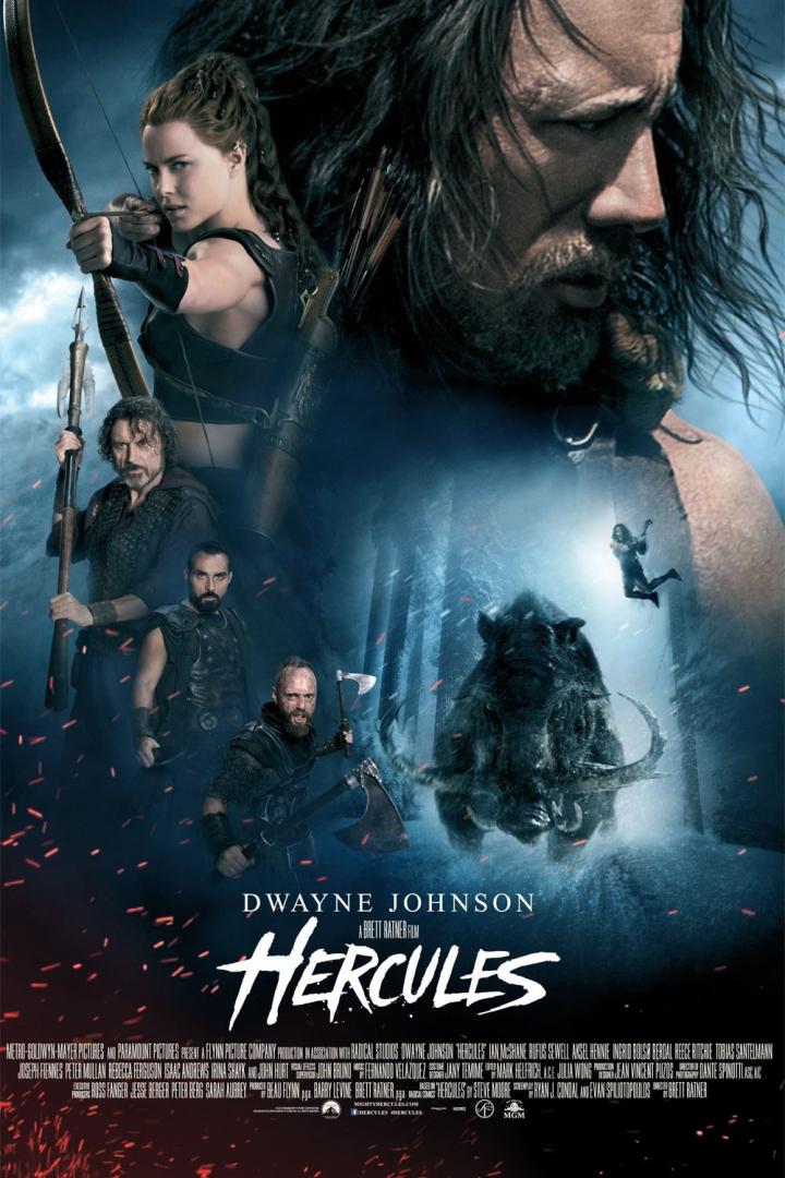 Rufus Sewell, Aksel Hennie, Dwayne Johnson, Ian McShane, and Ingrid Bolsø Berdal in Hercules (2014)
