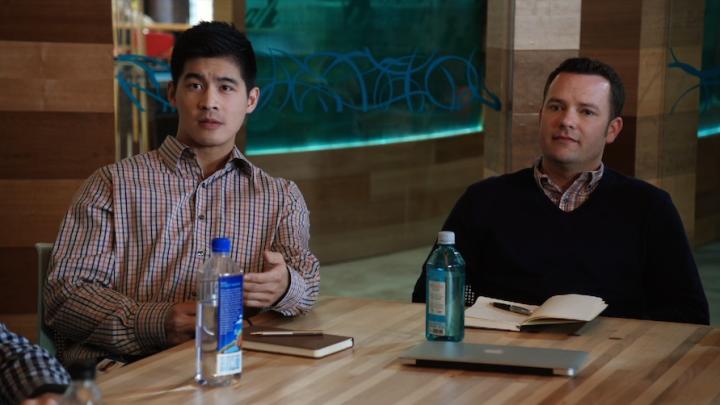 Shannon McClung and Eddie Liu in Silicon Valley (2014)