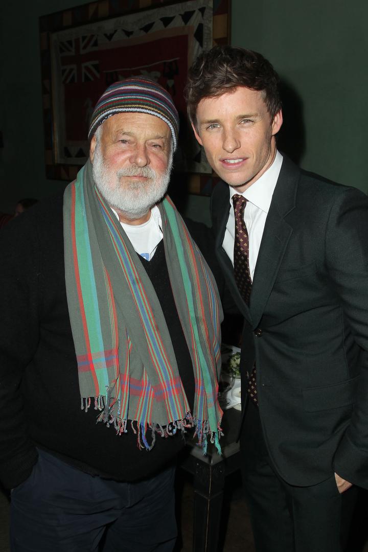 Bruce Weber and Eddie Redmayne at an event for The Danish Girl (2015)