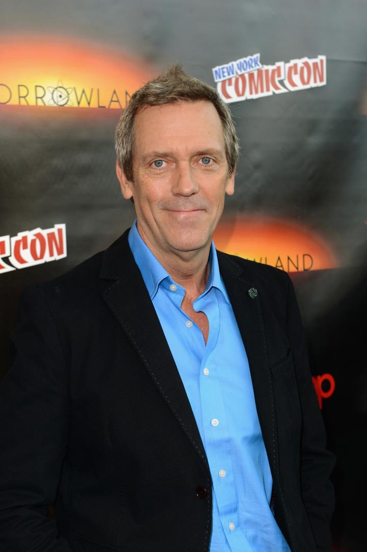 Hugh Laurie at an event for Tomorrowland (2015)