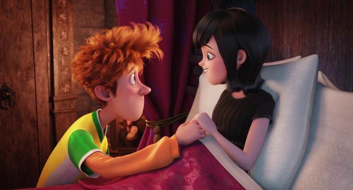 Selena Gomez and Andy Samberg in Hotel Transylvania 2 (2015)