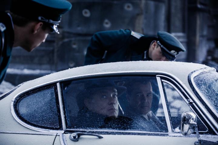 Tom Hanks and Sebastian Koch in Bridge of Spies (2015)