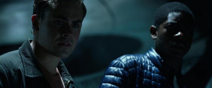 Dacre Montgomery and RJ Cyler in Power Rangers (2017)