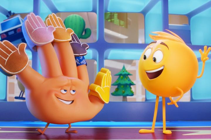 James Corden and T.J. Miller in The Emoji Movie (2017)