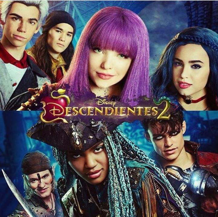 Booboo Stewart, China Anne McClain, Cameron Boyce, Dove Cameron, Dylan Playfair, Thomas Doherty, and Sofia Carson in Descendants 2 (2017)