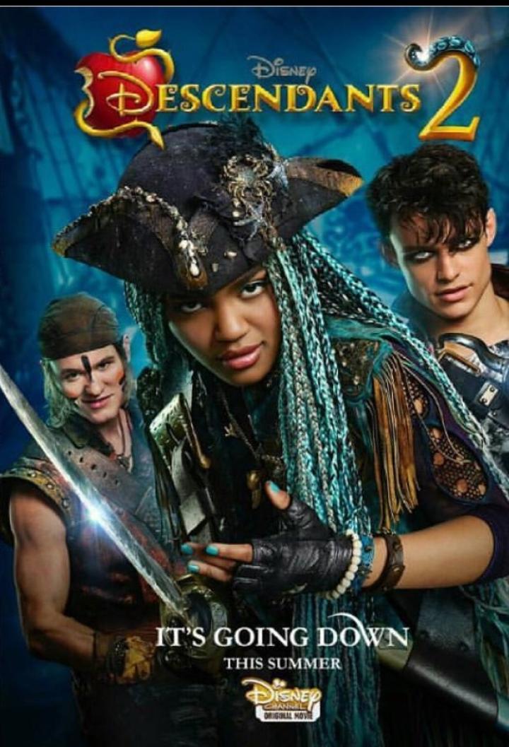 China Anne McClain, Dylan Playfair, and Thomas Doherty in Descendants 2 (2017)