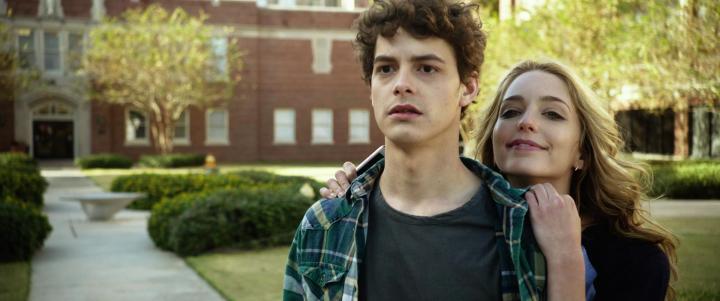 Jessica Rothe and Israel Broussard in Happy Death Day (2017)