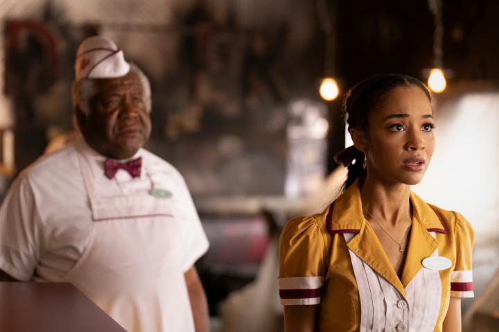 Alvin Sanders and Erinn Westbrook in Chapter One Hundred and One: Unbelievable (2022)