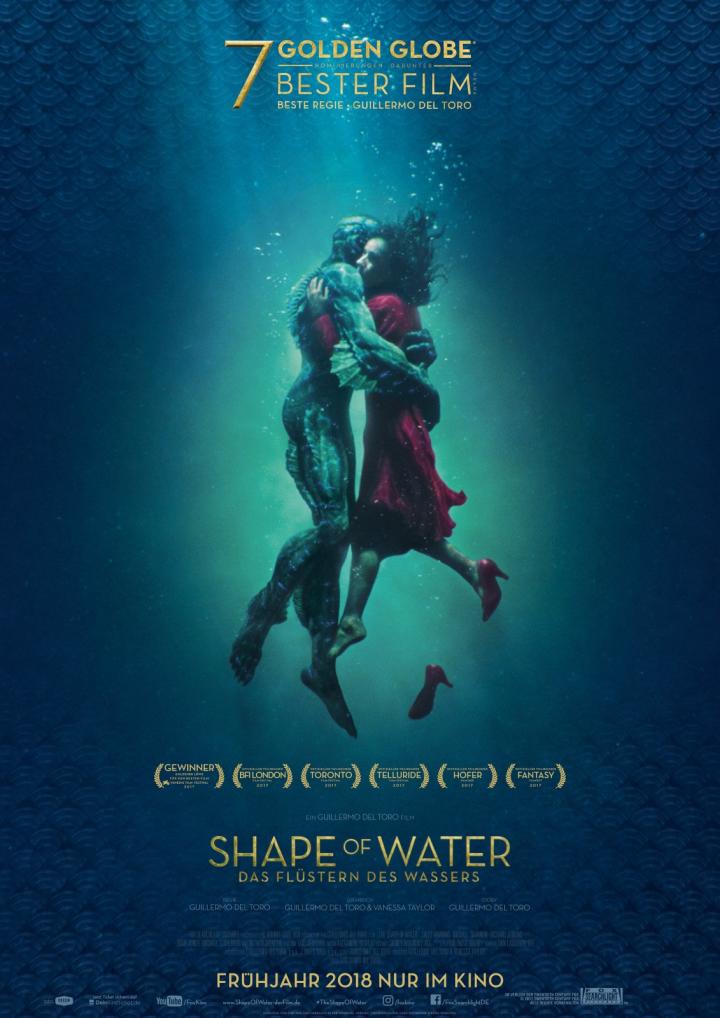 Doug Jones and Sally Hawkins in The Shape of Water (2017)