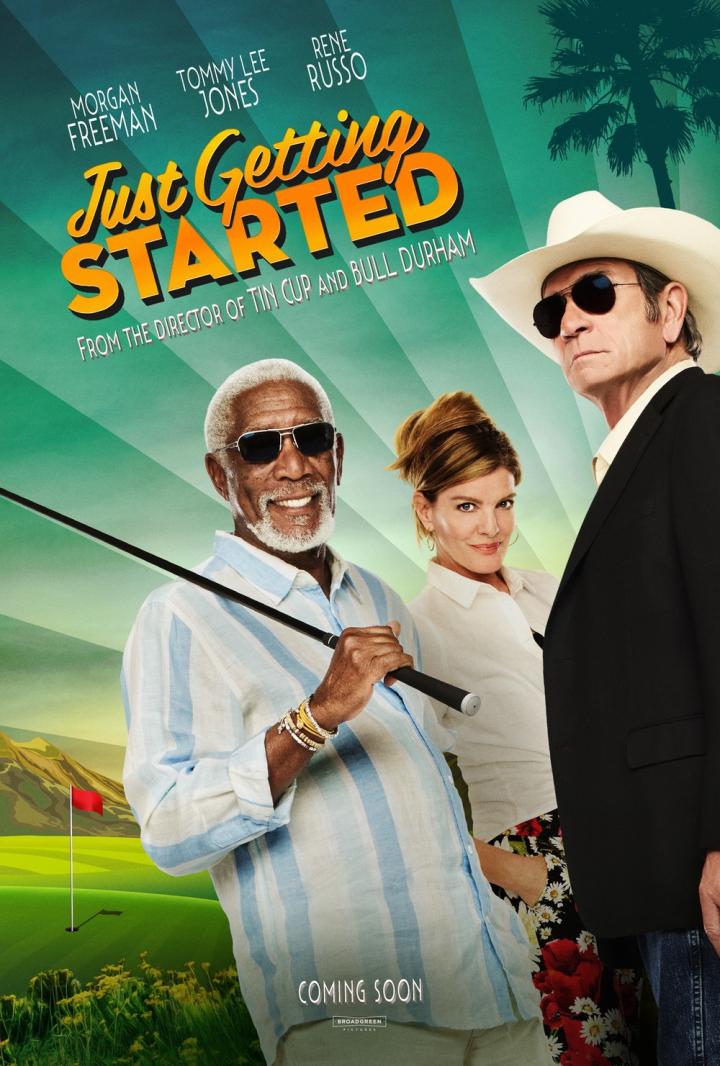 Morgan Freeman, Tommy Lee Jones, and Rene Russo in Just Getting Started (2017)
