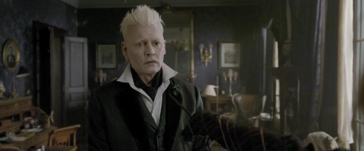 Johnny Depp in Fantastic Beasts: The Crimes of Grindelwald (2018)