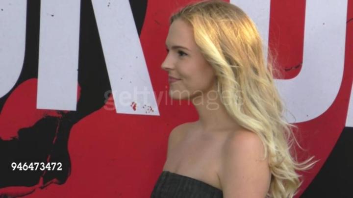 Kari Perdue arriving at Arclight Hollywood for the premiere of Truth or Dare