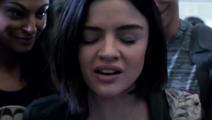 Lucy Hale and Marcie Jean in Truth or Dare (2018)
