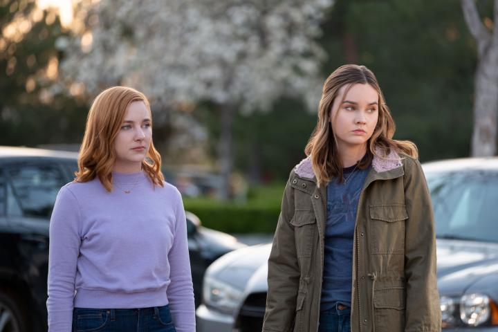Haley Ramm and Liana Liberato in Light as a Feather (2018)