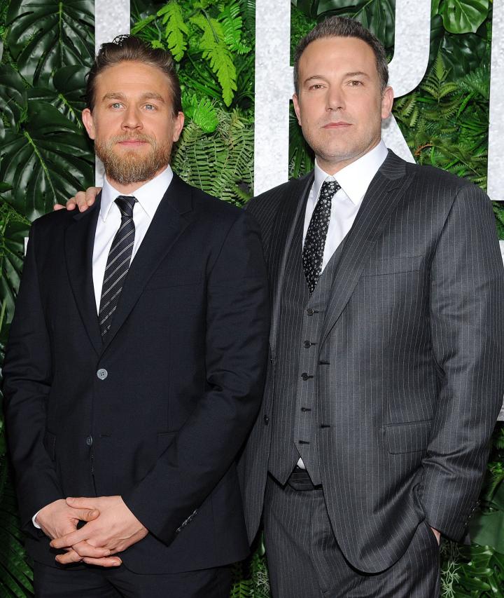 Ben Affleck and Charlie Hunnam at an event for Triple Frontier (2019)