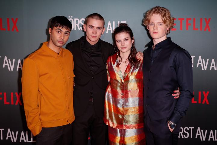 Lucas Lynggaard Tønnesen attends 'Quicksand' premiere by Netflix at Svenska Filminstitutet on March 27, 2019 in Stockholm, Sweden.