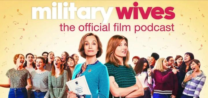 Kristin Scott Thomas, Sharon Horgan, and Amy James-Kelly in Military Wives (2019)