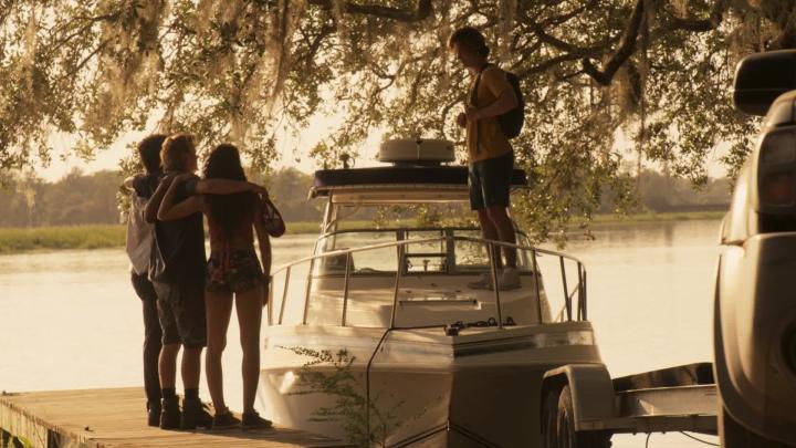 J.D., Madison Bailey, Chase Stokes, and Rudy Pankow in Outer Banks (2020)