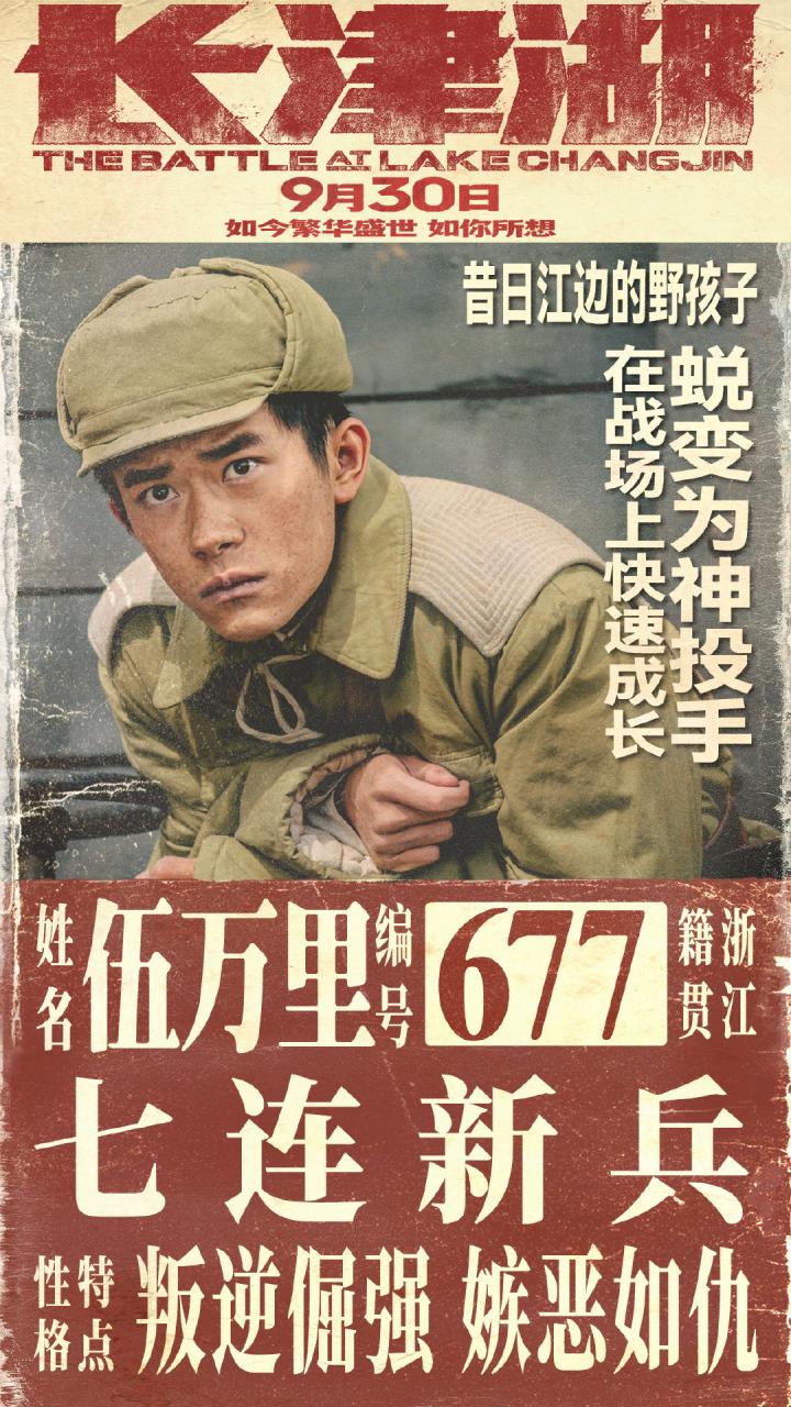 Jackson Yee in The Battle at Lake Changjin (2021)