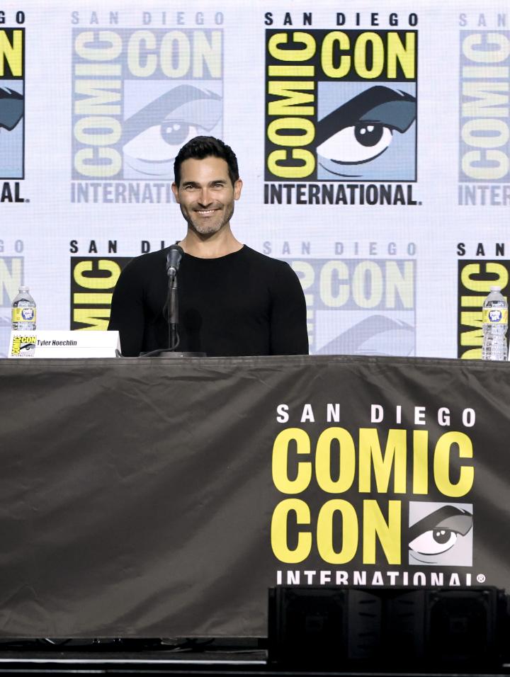 Tyler Hoechlin at an event for Teen Wolf: The Movie (2023)